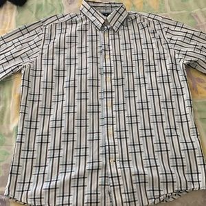 Tommy Hilfiger checkered button down, size medium